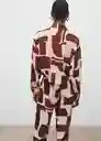 Camisa Parisi Crudo Talla S Mujer Mango