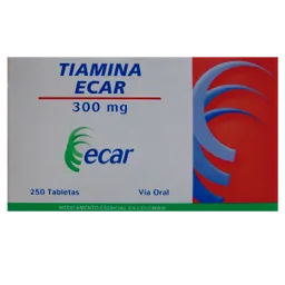 Tiamina Ecar (300 Mg)