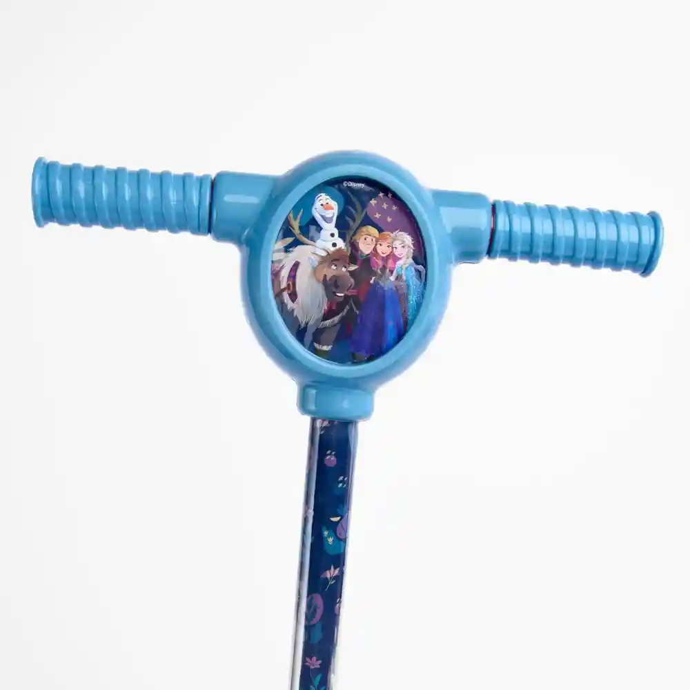 Patineta Infantil Frozen Azul Con Luces 3ruedas Frozen Zs15957