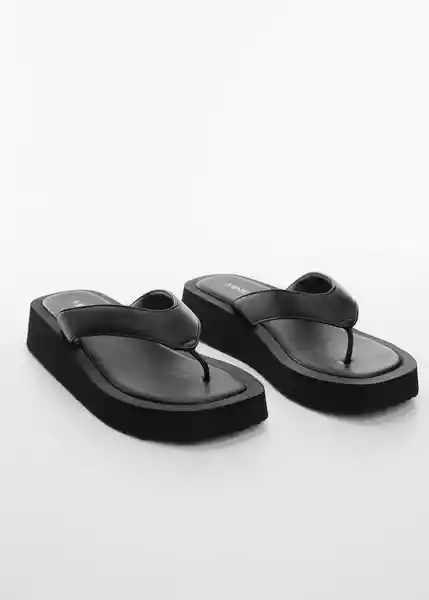 Sandalias Apple Negro Talla 36 Niñas Mango