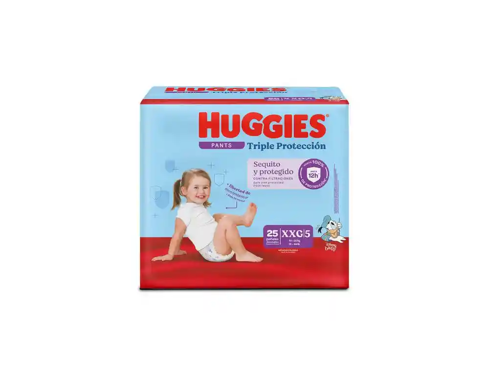 Huggies Pañal Triple Protección Pants Etapa 5/XXG