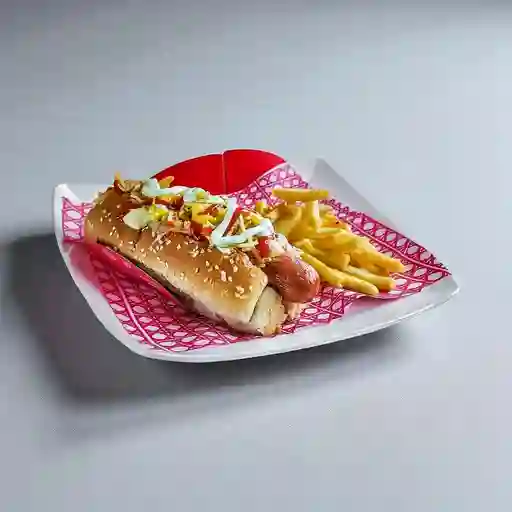 Combo perro caliente sencillo