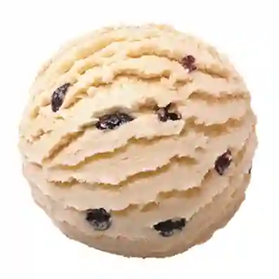 Helado de Ron con Pasas
