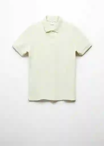 Camisa Polo Rea Menta Talla XL Hombre Mango