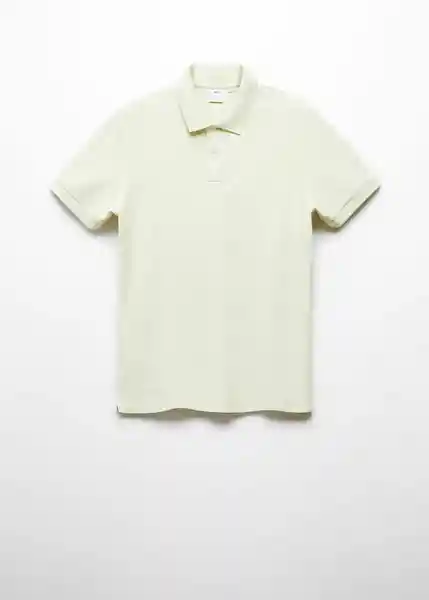 Camisa Polo Rea Menta Talla XL Hombre Mango