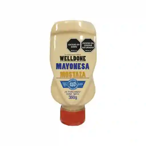 Mayonesa Welldone Mostaza (360 Gr)