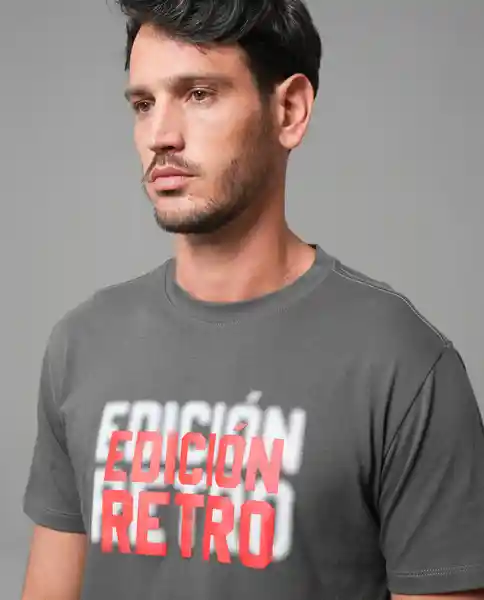 Camiseta Hombre Gris Talla M 103G004_GRI193901 Rifle