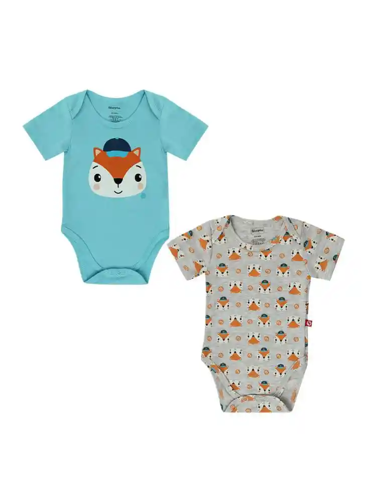 Body Niño Set X 2 12/18mese - Azul
