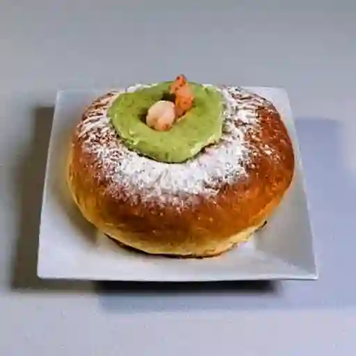 Roscón Camarones y Mayonesa de Albahaca
