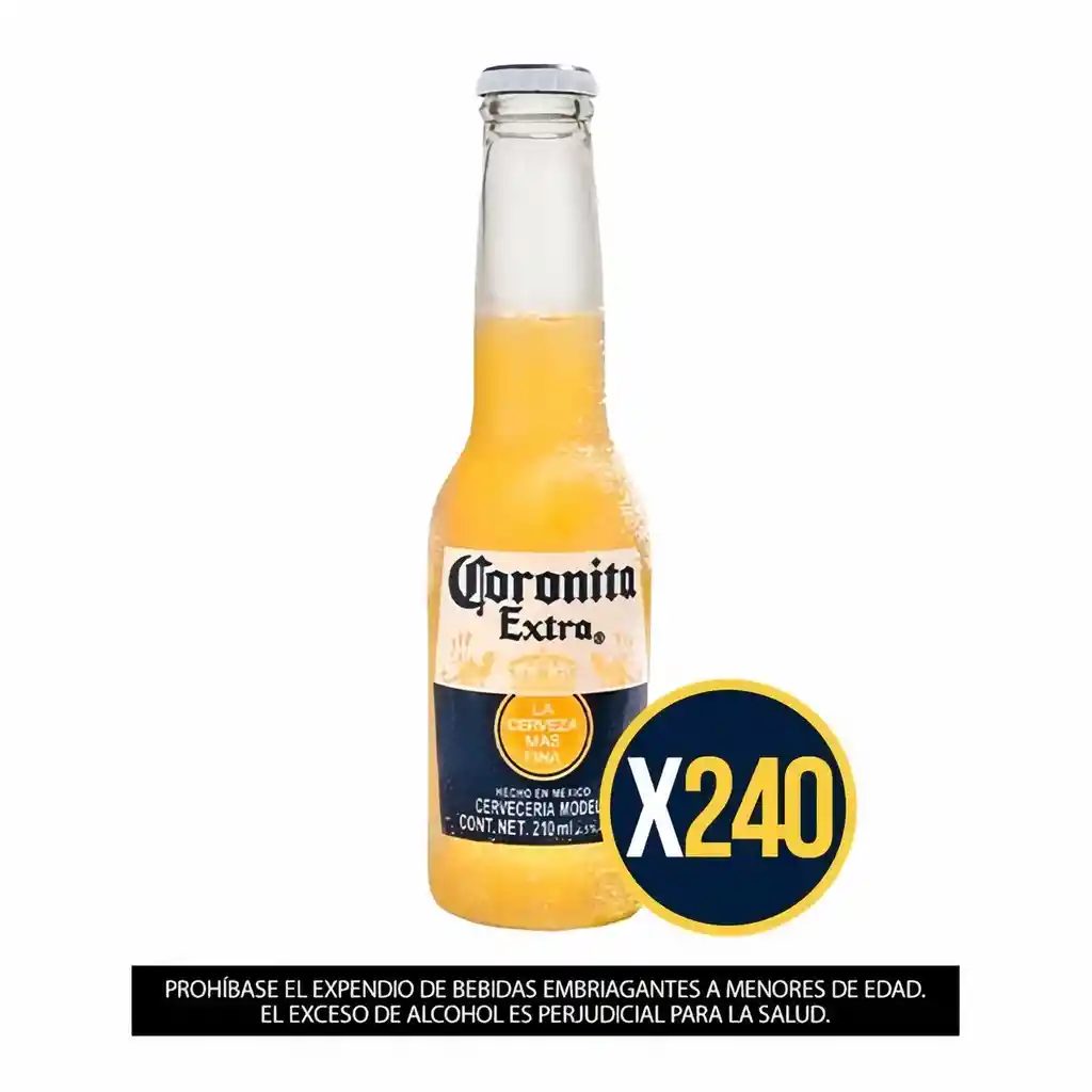 Coronita Cervezabotella 210 Ml X240