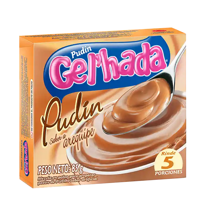 Gelhada Mezcla De Pudin De Arequipe