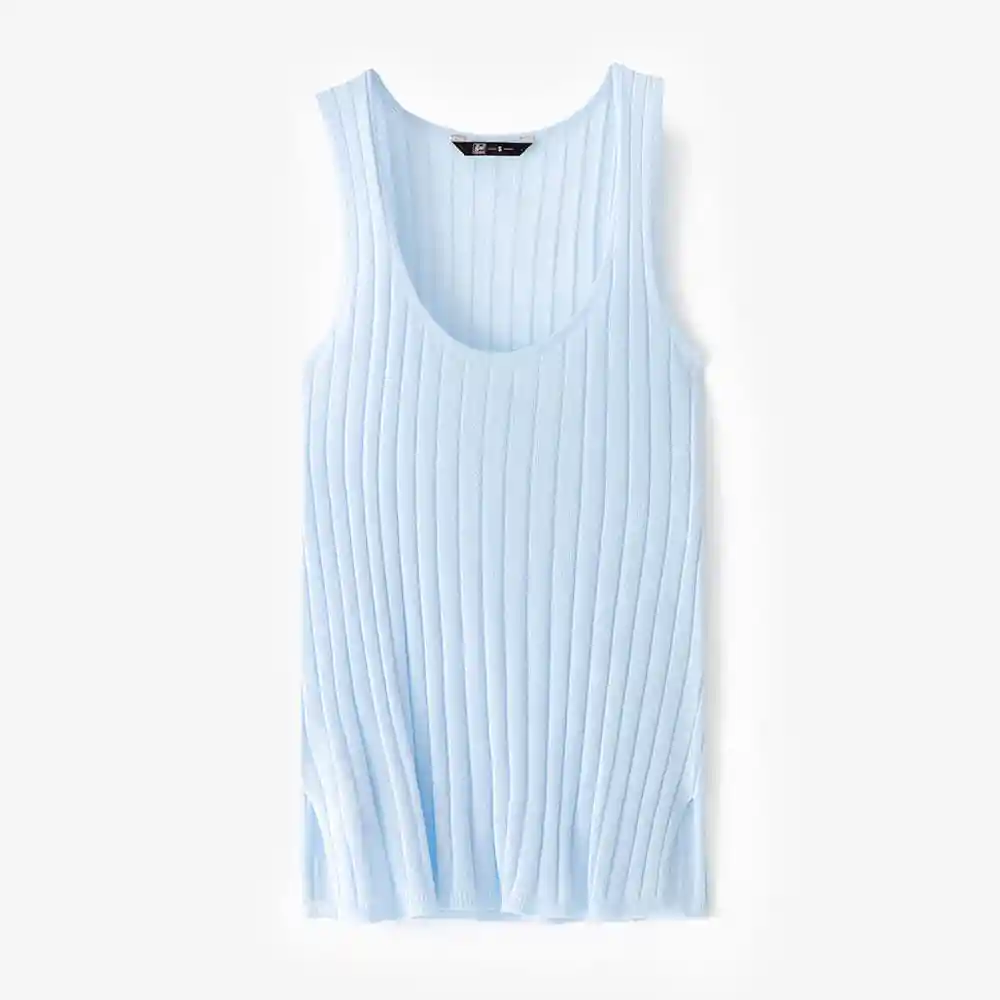 Camisa Tejida Manga Sisa Femenino Locut Gef Talla M