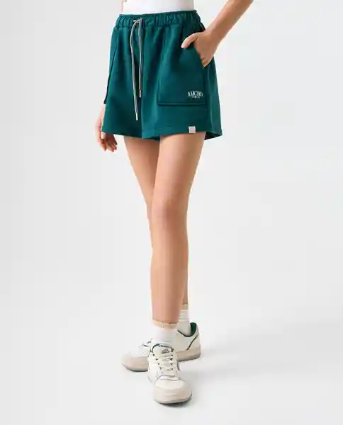 Short Mujer Verde Talla 6 652G001_VER195220