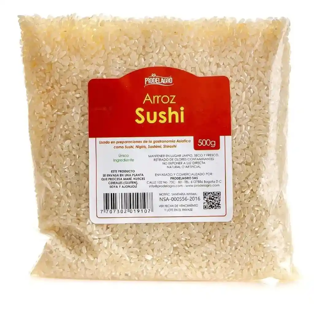 Prodelagro Arroz para Sushi