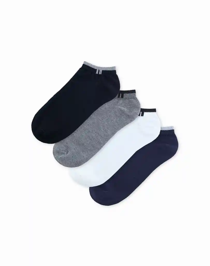 Medias Tobilleras Masculino Brisbane X4 Galax Talla 10-12