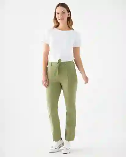 Pantalón Savia Medio Verde Talla M 639F015 Esprit