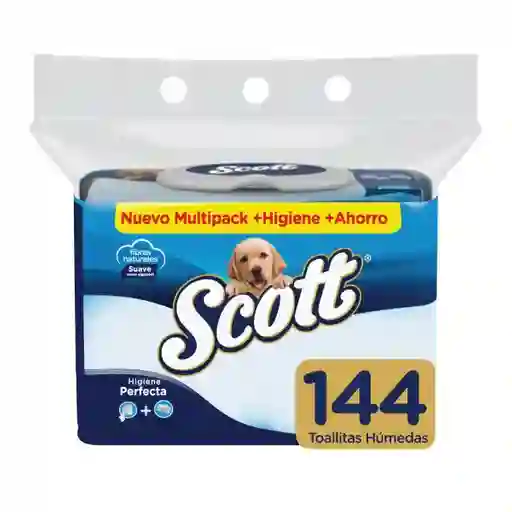 Papel Higiénico Húmedo Scott -144 Und