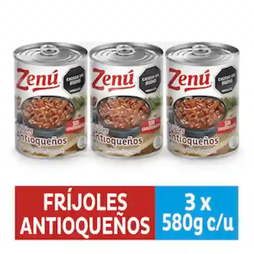 Zenú Frijol Antioqueño Con Tocino