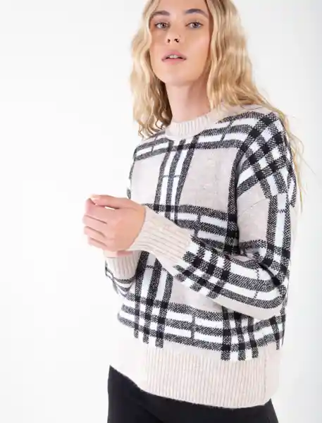 Abrigo De Botones Crudo Preteñido Talla L Mujer Naf Naf
