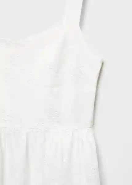 Vestido Gina-H Blanco Talla L Mujer Mango