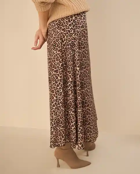 Falda Café Machiatto Claro Talla 6 642G000 Esprit