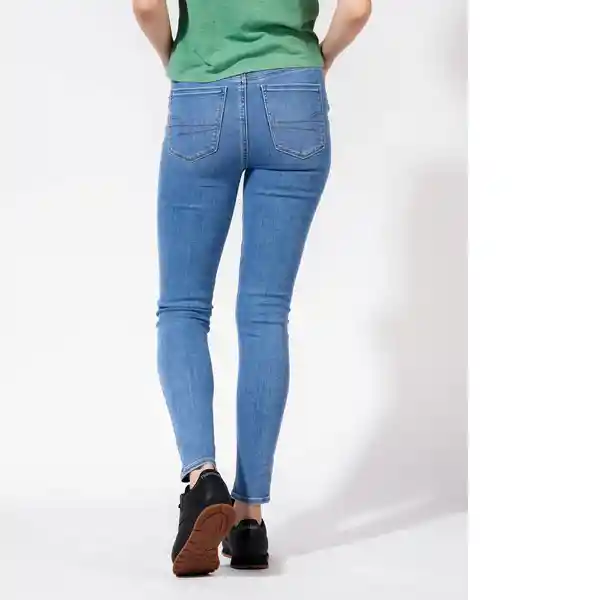 Jean High-Rise Mujer Jegging Azul Talla: 10 Long American Eagle