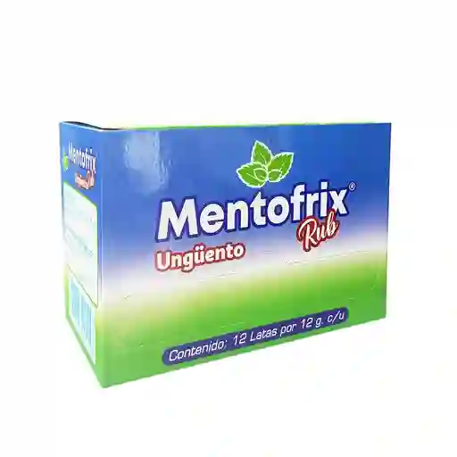 Mentofrix Ungüento Cj X12 Latas