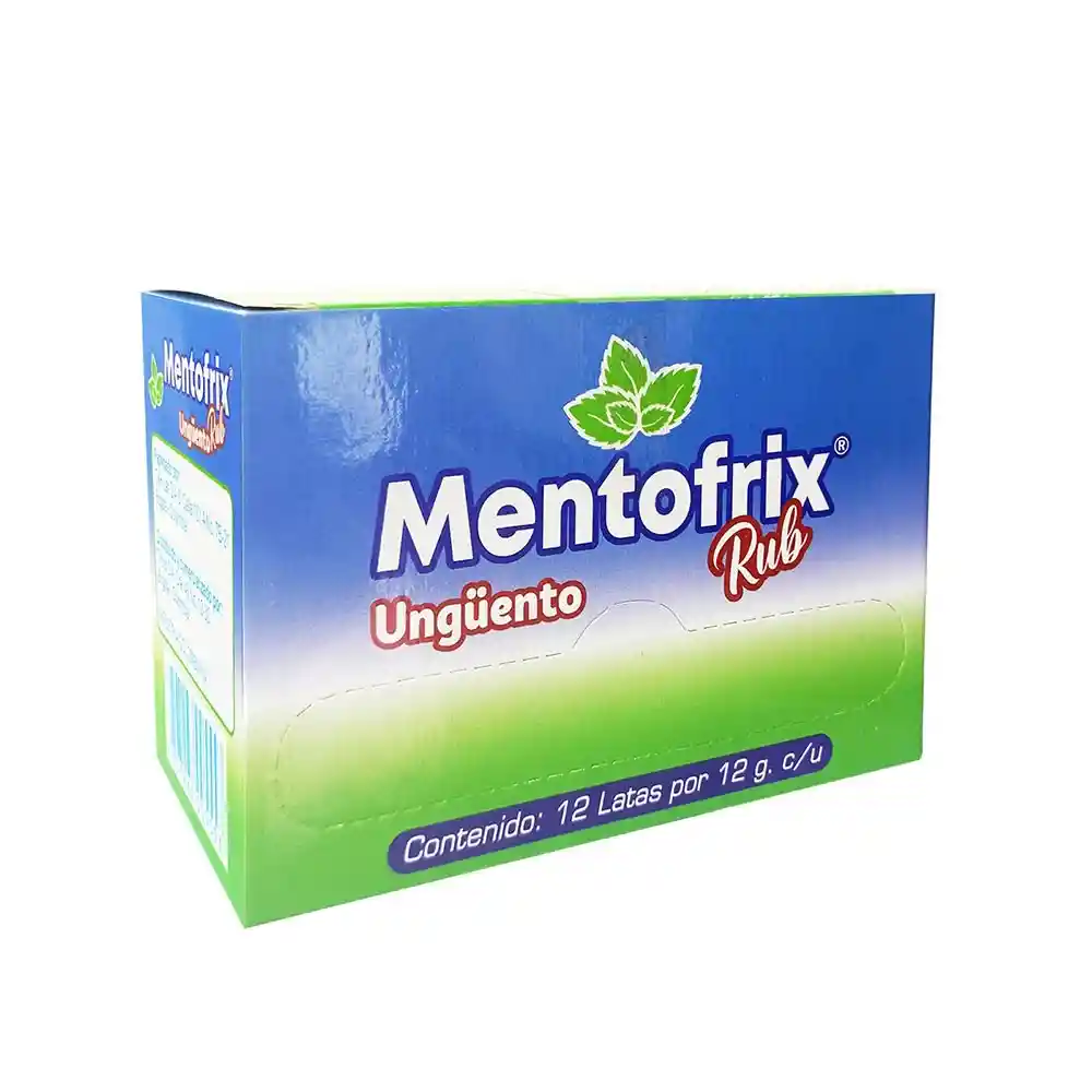 Mentofrix Ungüento Cj X12 Latas