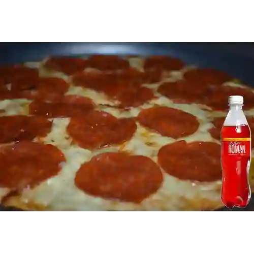 Combo Pizza Pepperoni  + Kola Román 400 ml