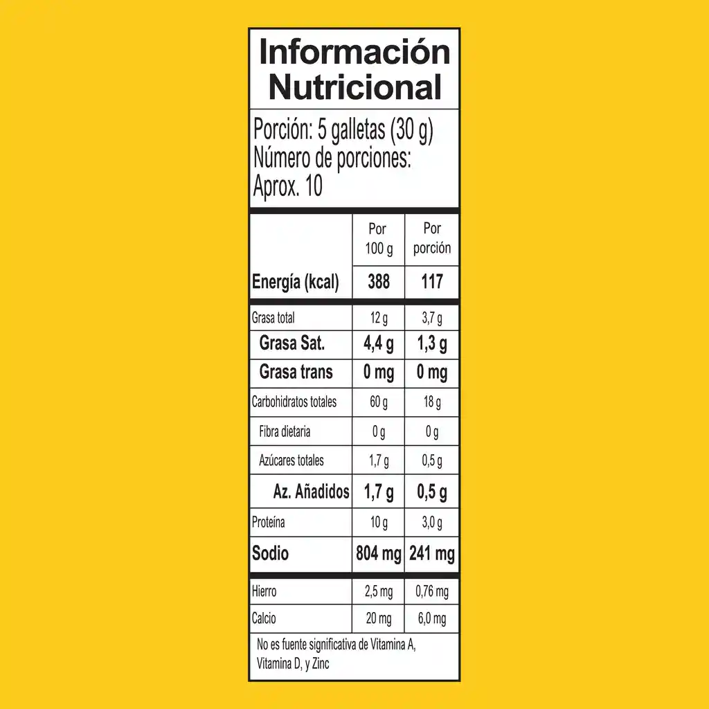 Galletas SALTINAS Mantequilla 3 tacos x 288g