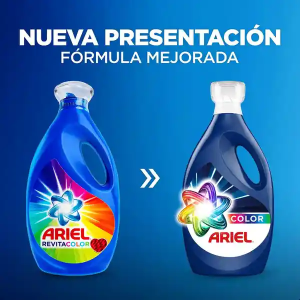 Detergente Líquido Ariel Remueve Manchas y Cuida el Color