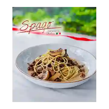 Spaguetti con Funghi