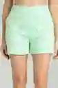 Short Ojalillo Color Verde Masmelo Talla 8 Ragged