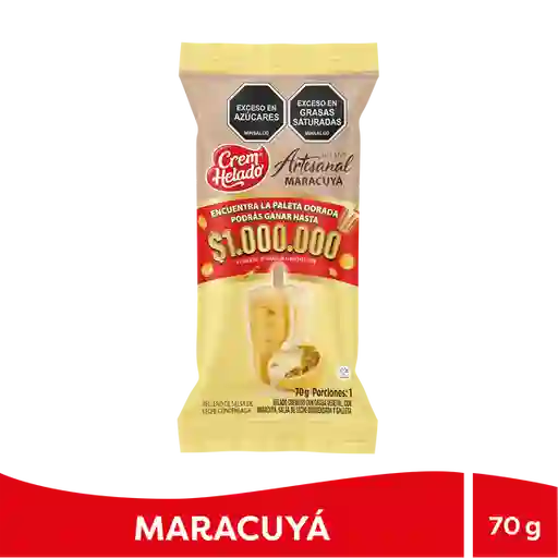 Crem Helado Artesanal Maracuyá 70 g