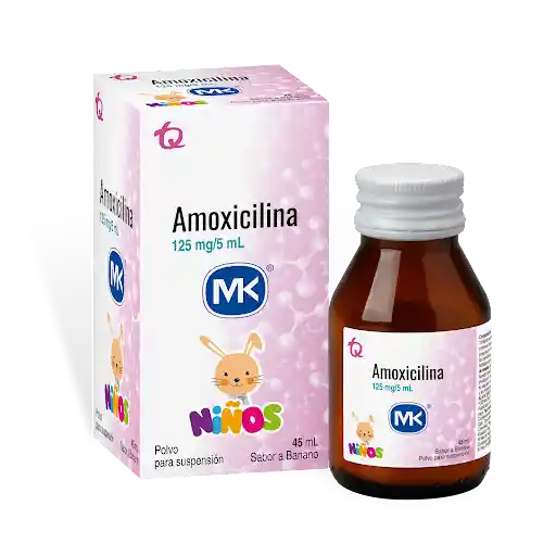 Amoxicilina Mk Niños (125 mg/5 mL)