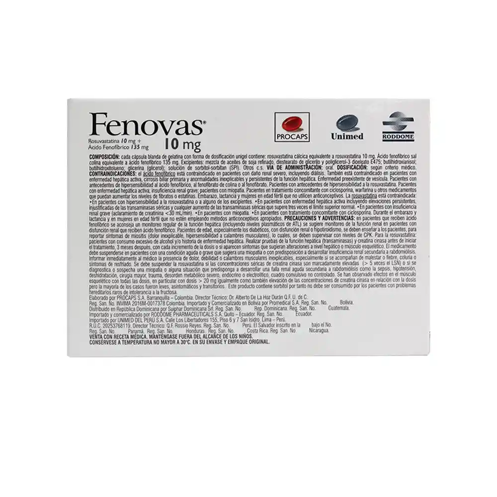 Fenovas (10 mg/135 mg)