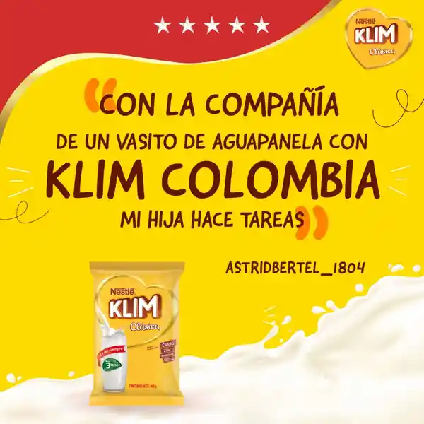 Klim Leche En polvo Clásica 600g