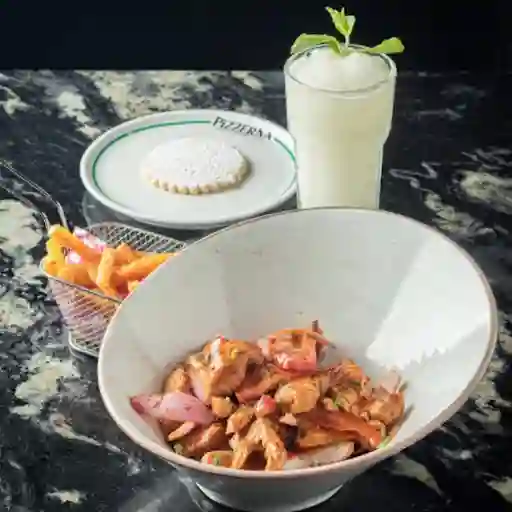 LUNCH -POLLO SALTADO