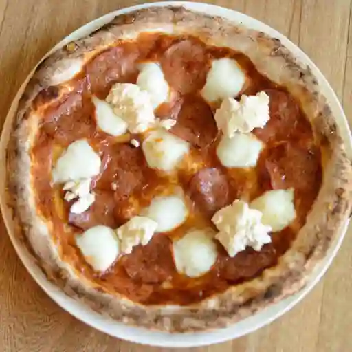 Pizza Pepperoni, Ricotta y Miel