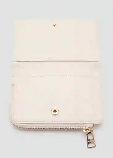 Billetera P Martes2 Offwhite Talla 99 Mujer Mango