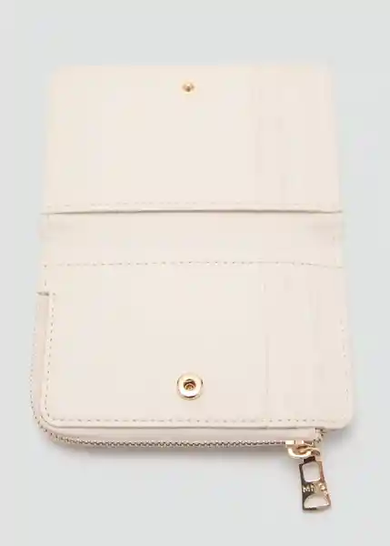 Billetera P Martes2 Offwhite Talla 99 Mujer Mango