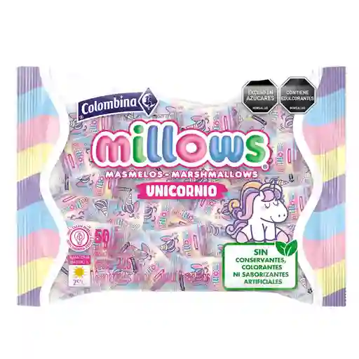Masmelo Millows Unicornio X50 Und