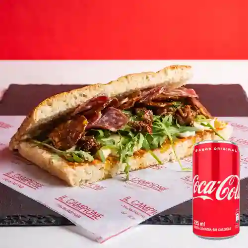 Combo Panini Palermo + Coca-Cola Original 235 ml