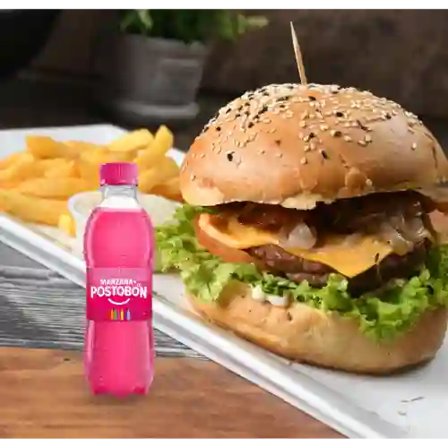 Hamburguesa de Carne en Combo