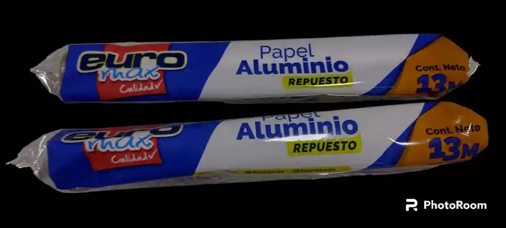 Papel Aluminio Euromax X 13 Metros