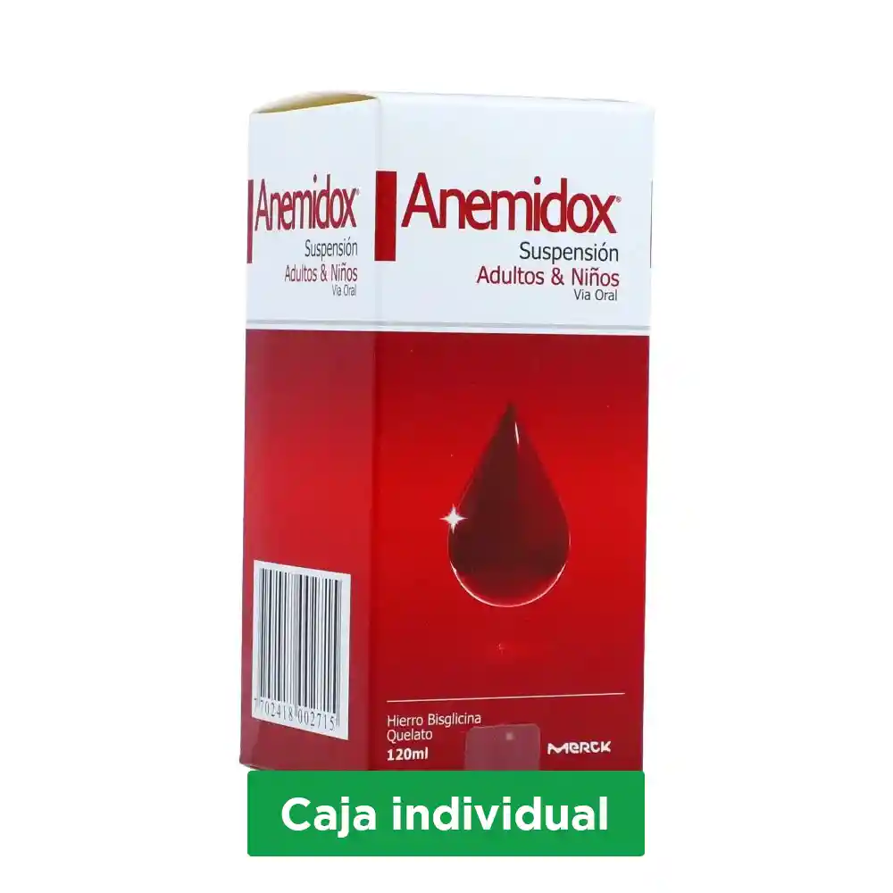 Anemidox 30mg/5ml(0.6%)(fe) Susp Oral Frasco X 120ml