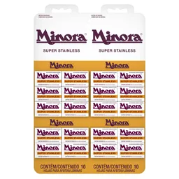 Minora Cuchillas para Afeitar