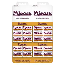 Minora Cuchillas para Afeitar