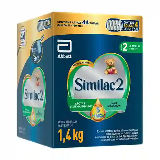 Formula Infantil Similac 2 5 Hmos Etapa 2 6- 24 M