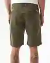 Short Chino Masculino Café Khaki Claro Talla 34 Chevignon